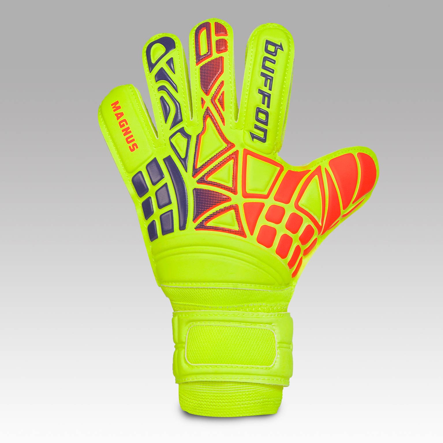 GUANTES BUFFON KIDS MAGNUS NEON TALLA 4-5-6