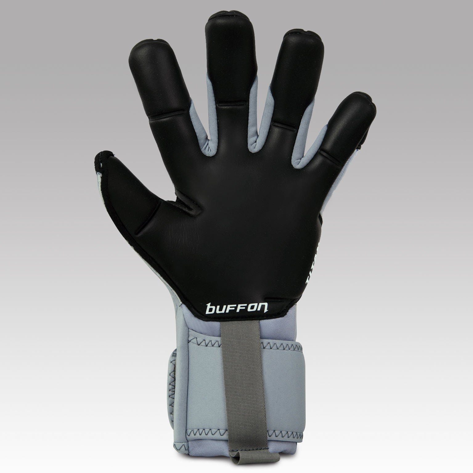 GUANTES BUFFON TITÁN GRIS/NEGRO DEUTSCH TALLA 7-8-9