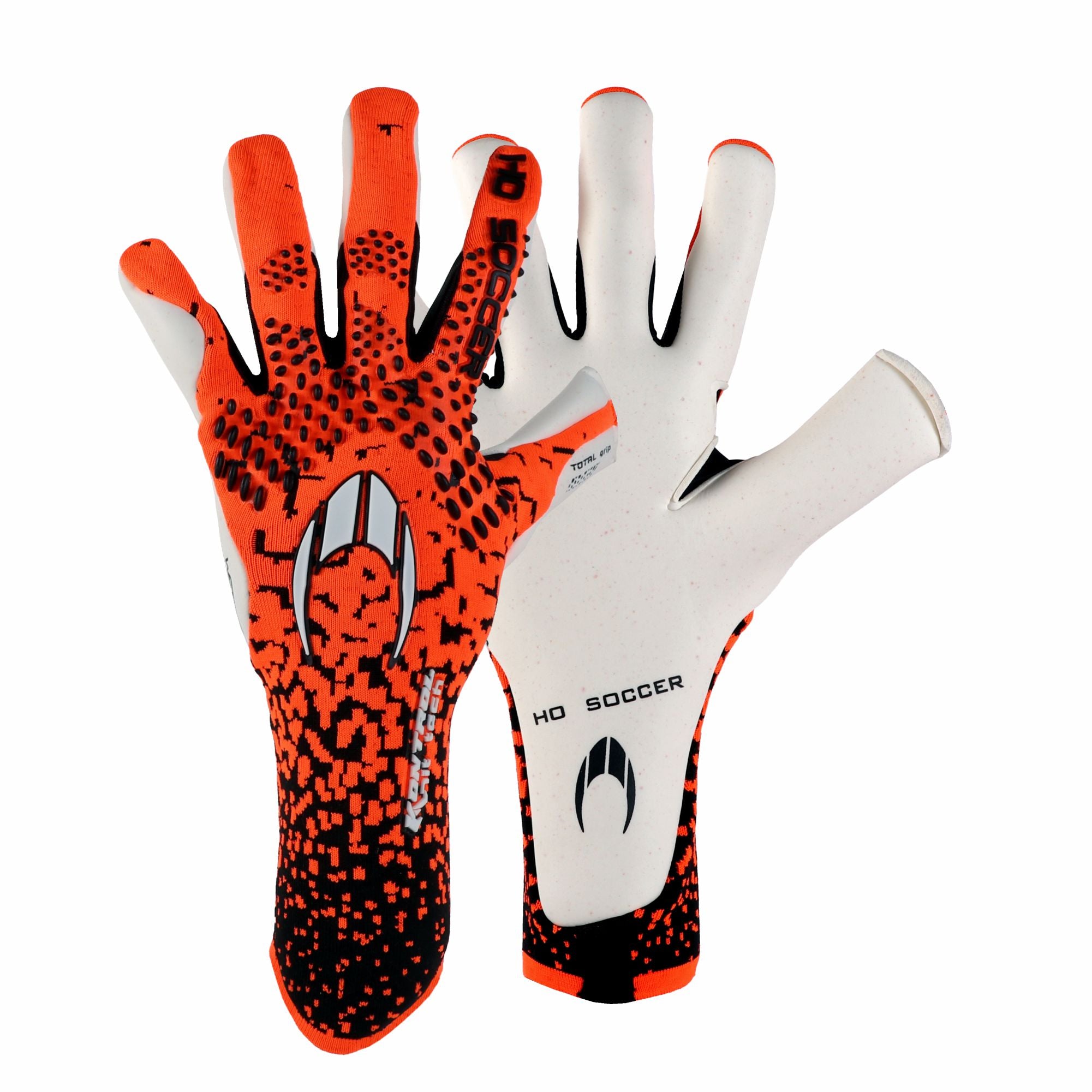 GUANTES HO SOCCER KONTROL KNIT TECH ORANGE ALERT – PRO TALLA 9