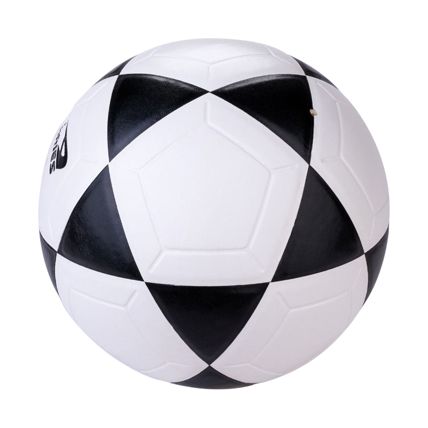 PELOTA DE FÚTBOL ARIES AF-5 PU TODO TERRENO BLANCO/NEGRO