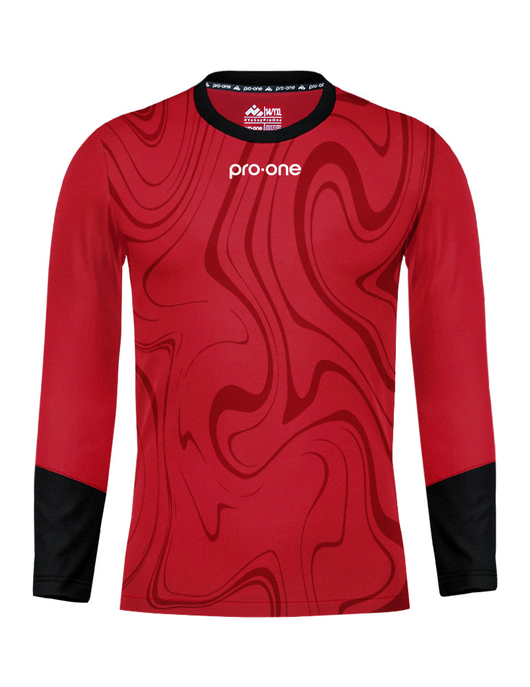 CAMISETA DE ARQUERO PRO-ONE KEEPER TRANING ROJO