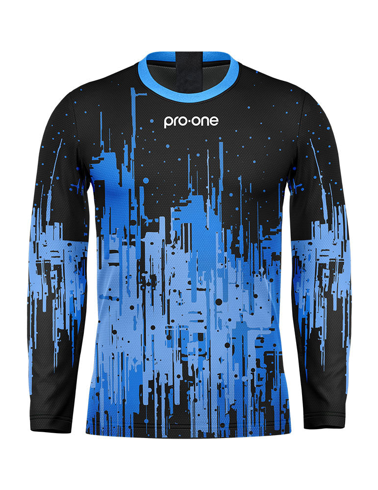 CAMISETA DE ARQUERO PRO-ONE STRIPE AZUL