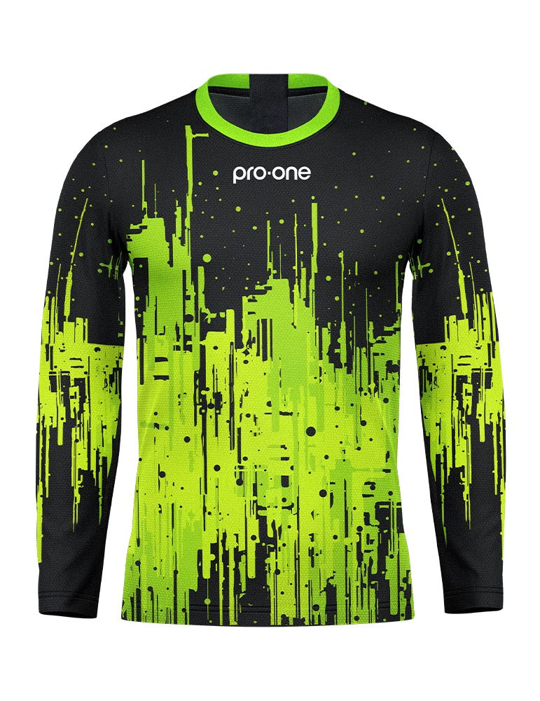 CAMISETA DE ARQUERO PRO-ONE STRIPE VERDE