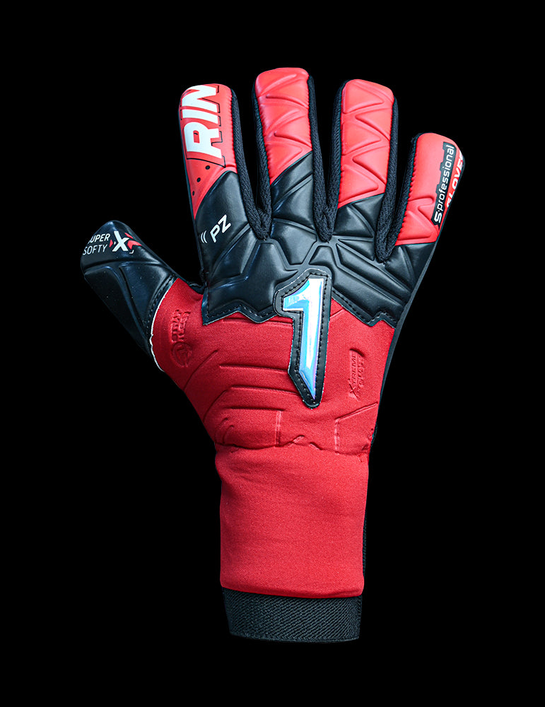 GUANTES RINAT XTREME GUARD ZHERO SEMI Rojo/Negro TALLA 10